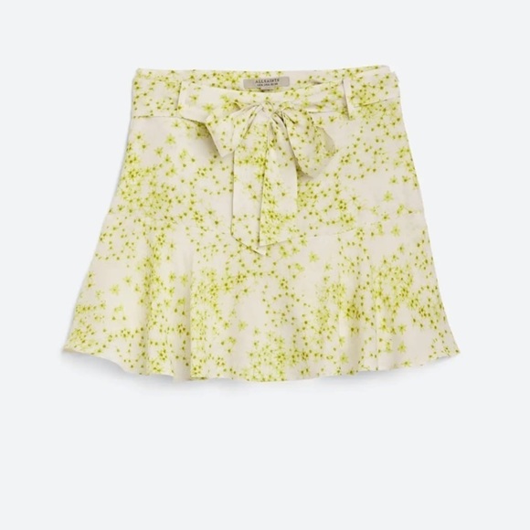 Women’s All Saints AllSaints Green Frida Amanzi Skirt Size 6 NWOT - Picture 1 of 16